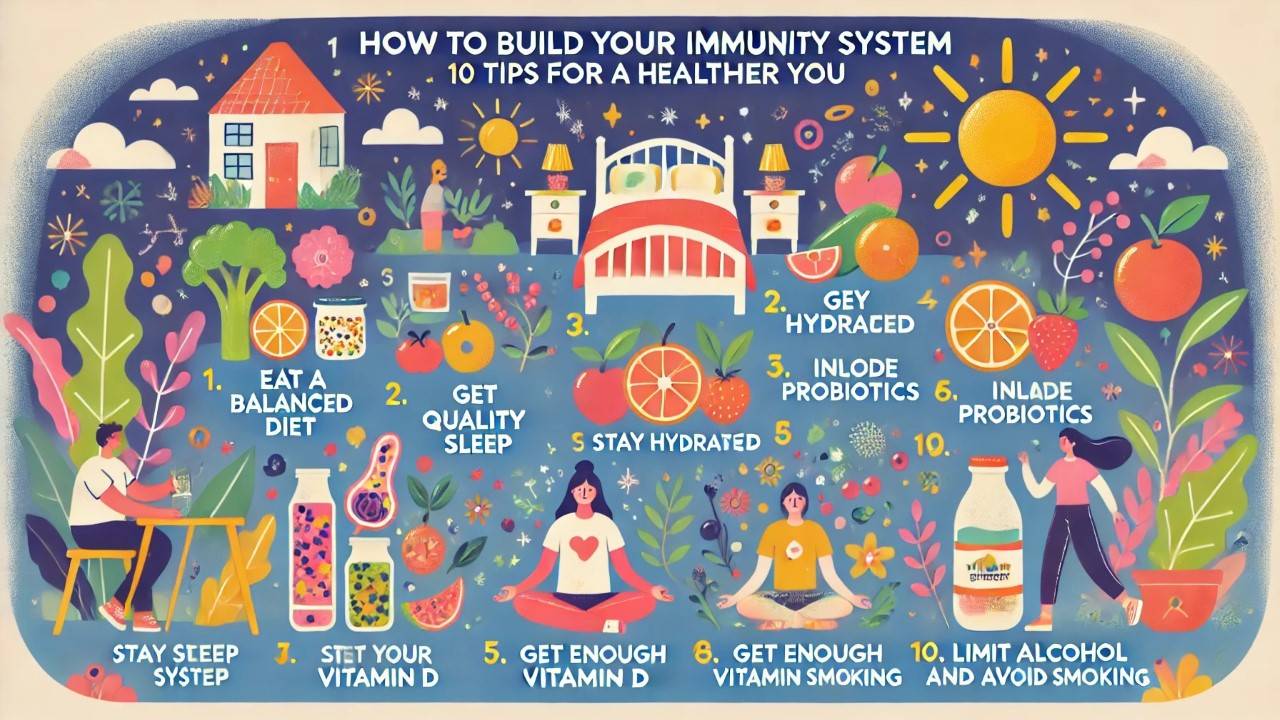 How to Build Your Immunity System with 10 tips