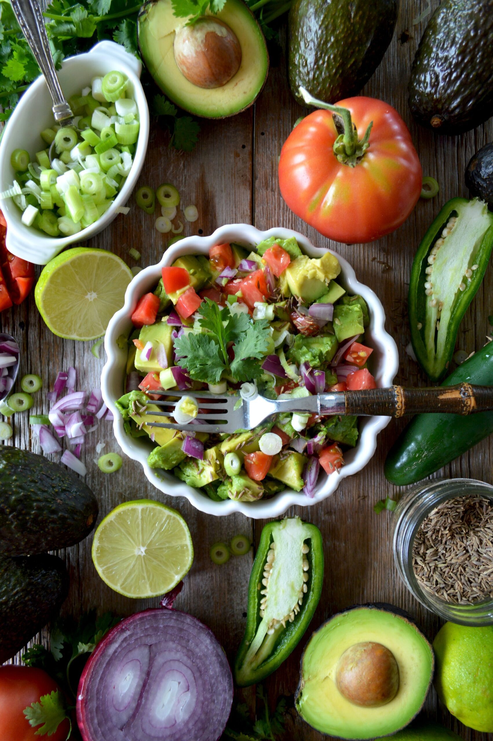 plant-based salad diet