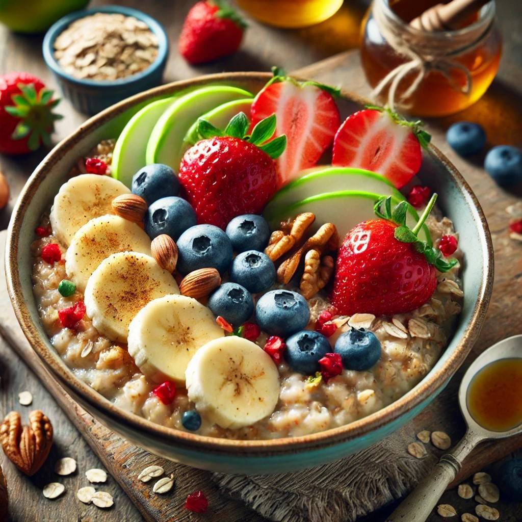 Oatmeal with Fruits and Nuts