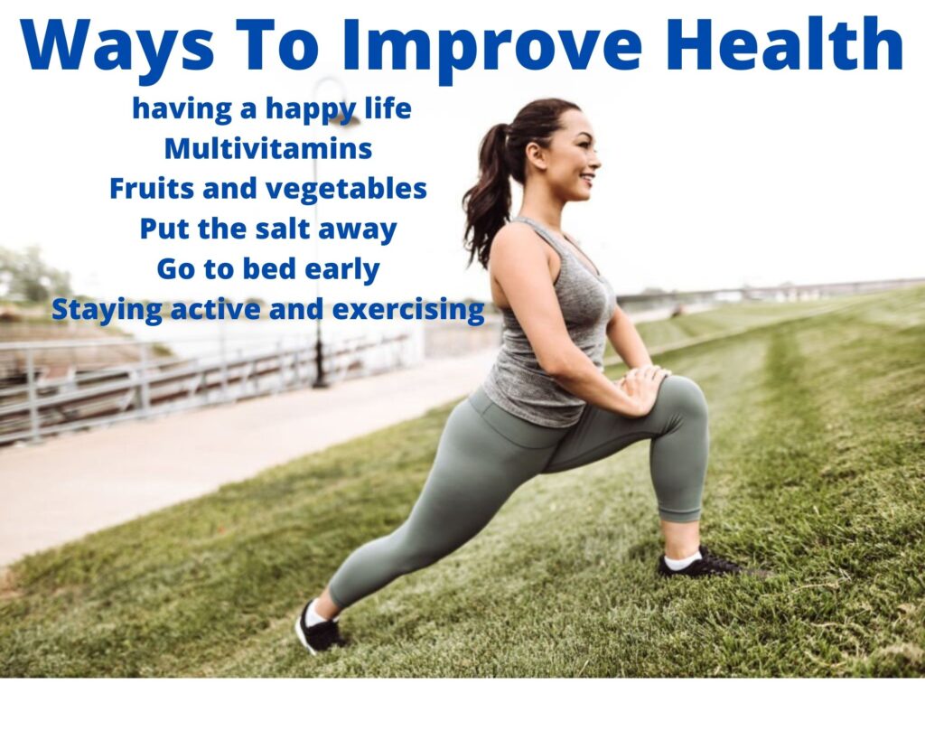 Ways to improve health
