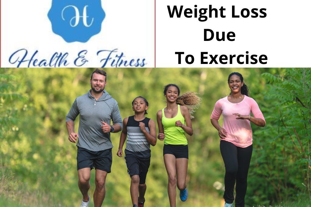 Weight loss due to exercise 