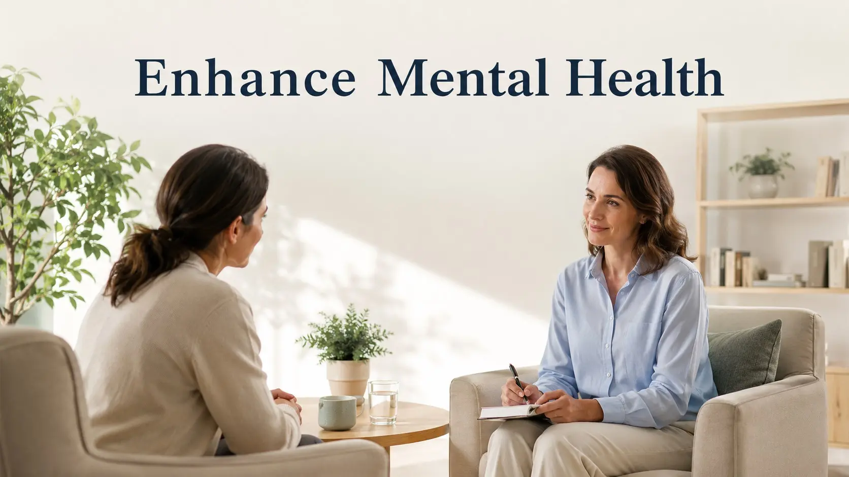 Enhance Mental Health with sleep, exercise, stress management, social connection, healthy coping and professional mental health support