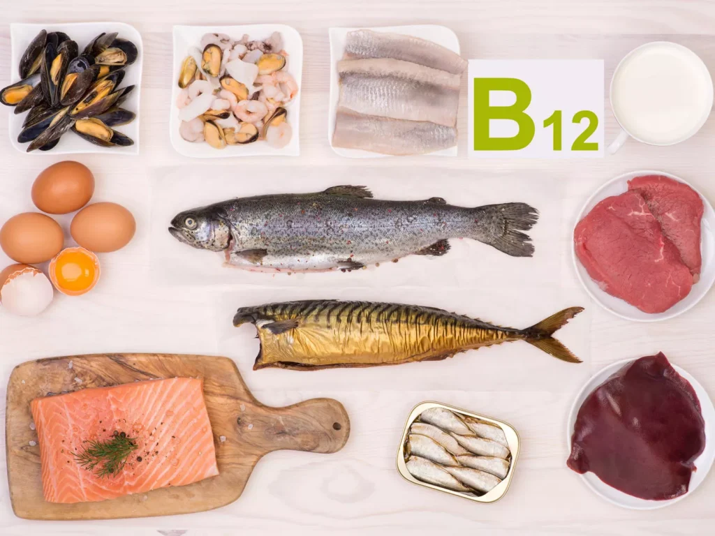 Food rich in vitamin B12