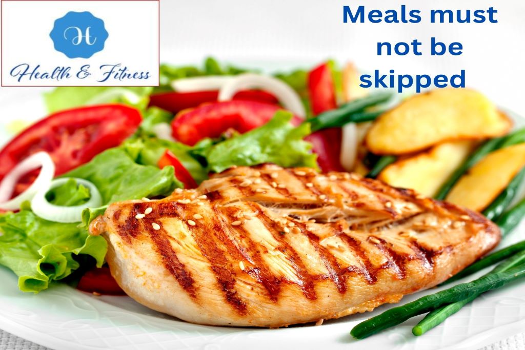 Meals must not be skipped to lose weight
