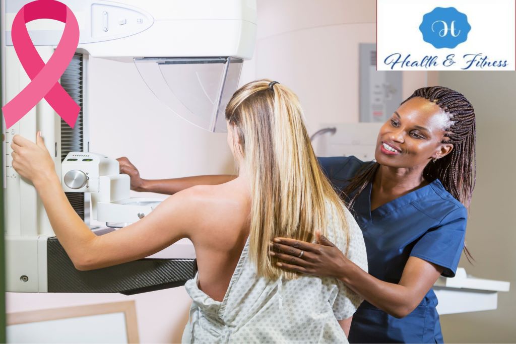 The mammogram for breast cancer