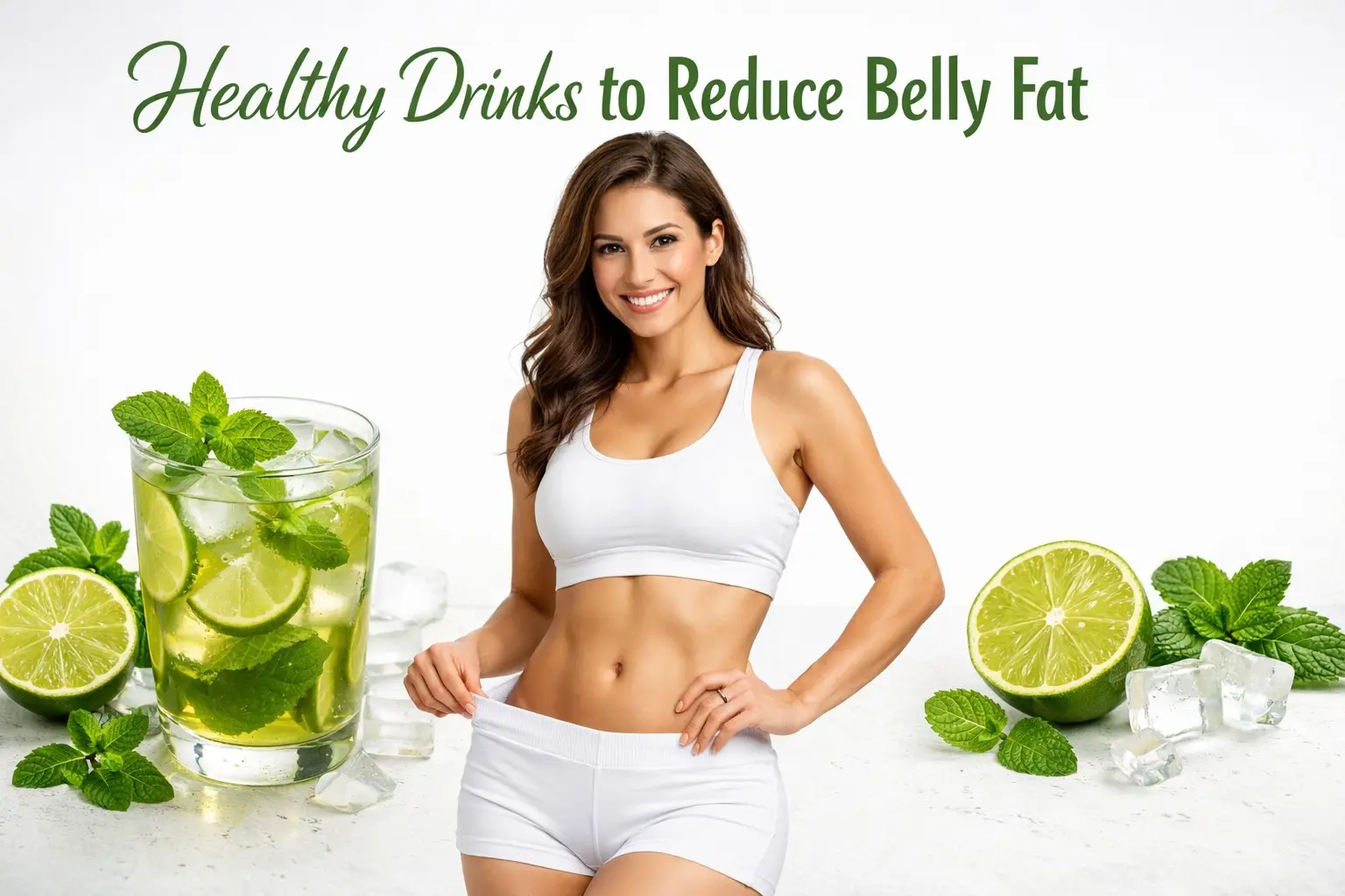 15 healthy drinks to reduce belly fat including green tea, lemon water, and ginger — science-backed beverages for natural belly fat loss
