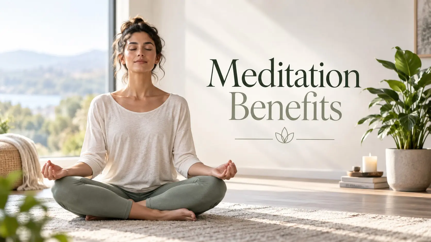Meditation benefits for stress relief, focus, sleep, emotional balance, and mindful daily calm.