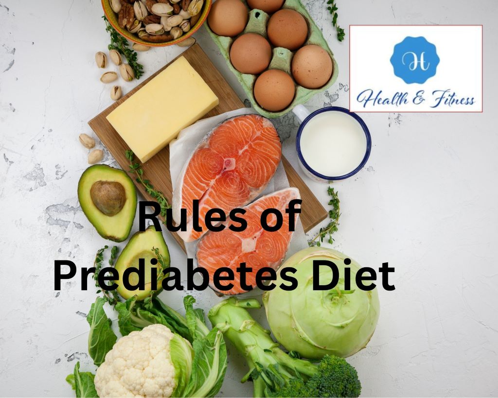 Rules of Prediabetes Diet