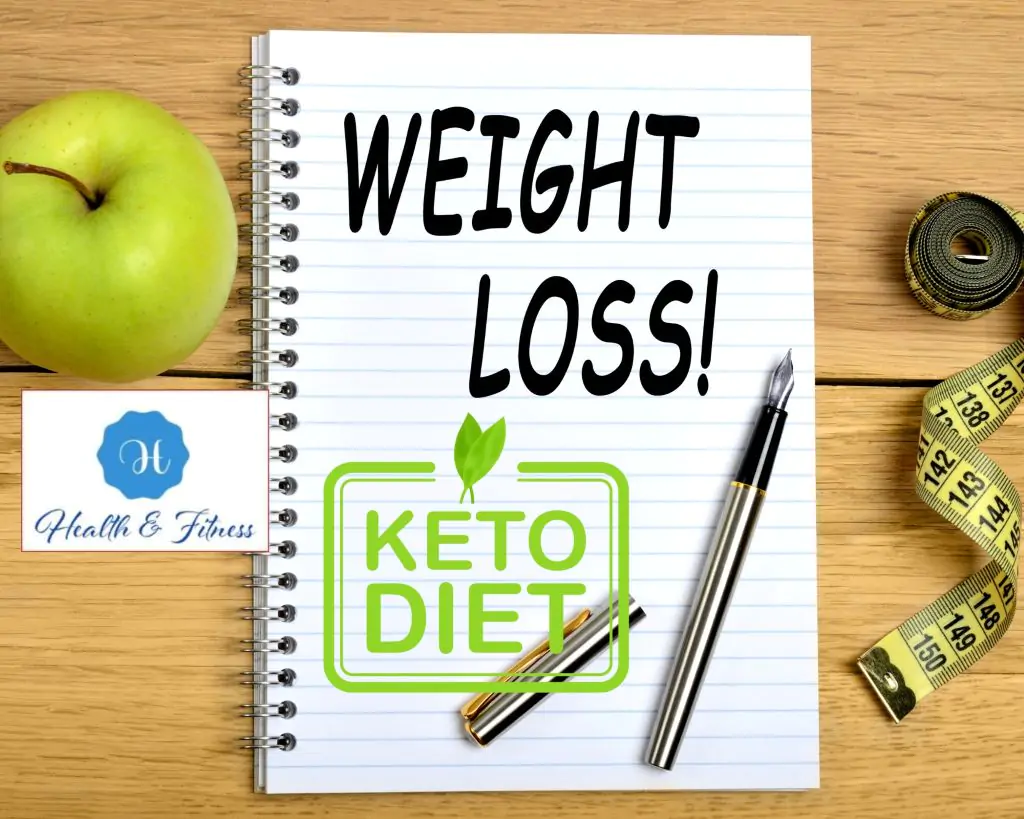 keto diet and weight loss goals.
