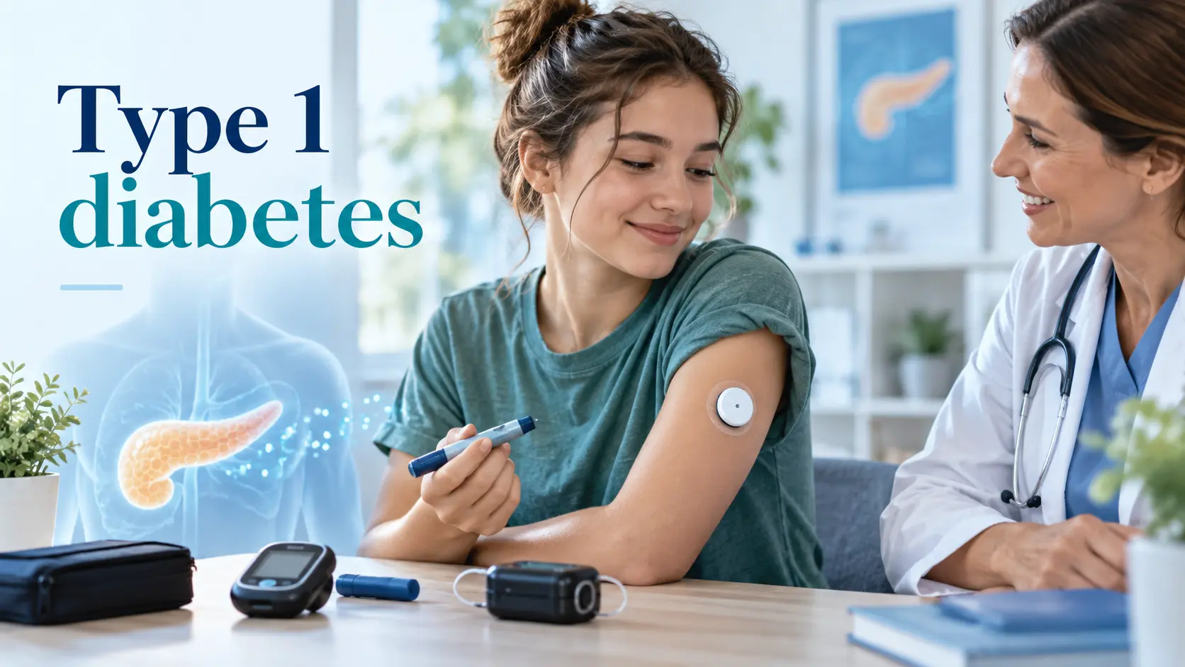 type 1 diabetes treatment and early detection with insulin, continuous glucose monitoring, screening, and automated insulin delivery
