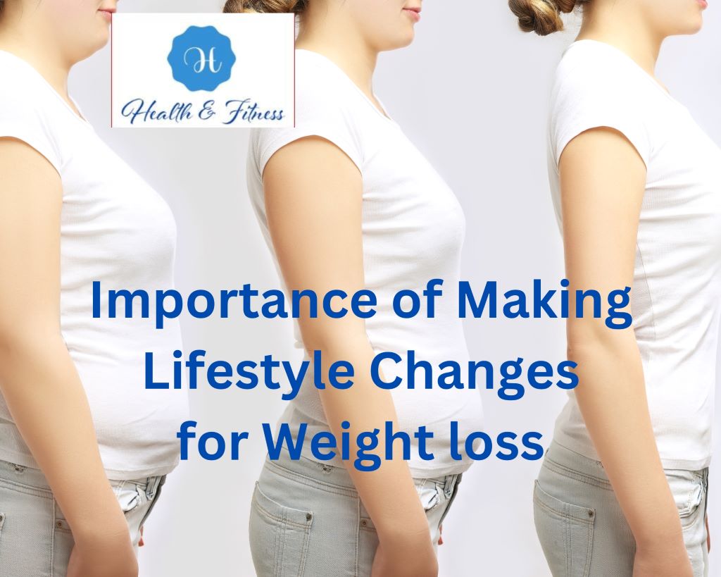 Importance of making lifestyle changes for weight loss
