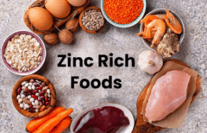 What foods are high in iron and zinc