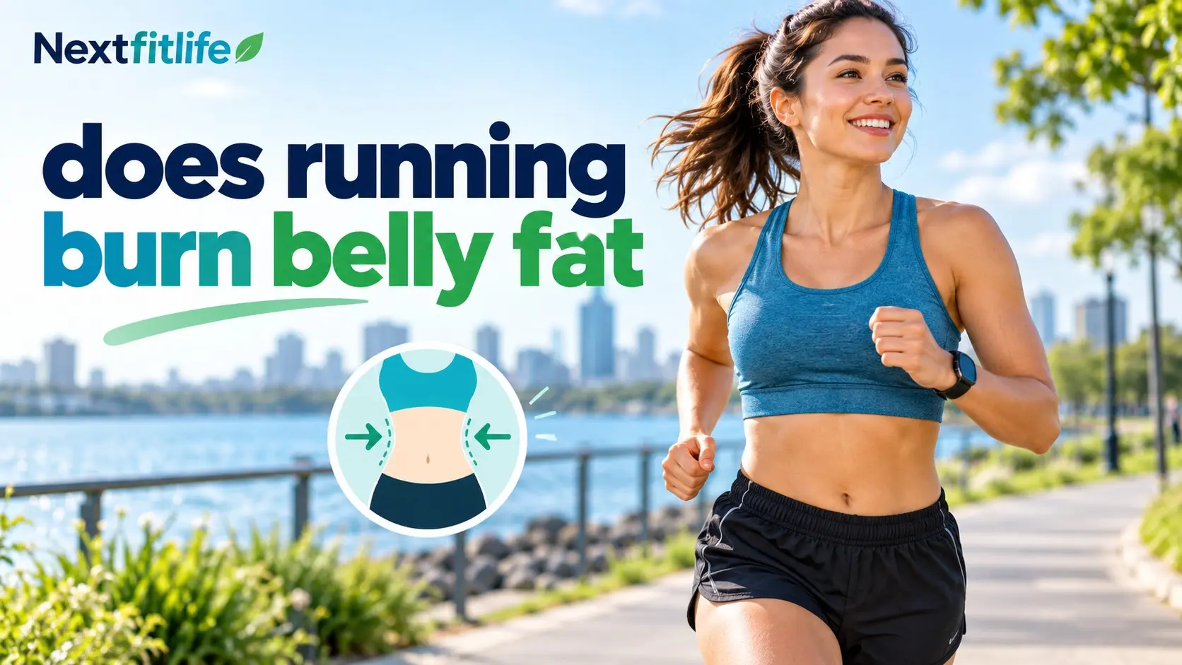Does running burn belly fat through overall fat loss and visceral fat reduction with running, strength training and healthy eating