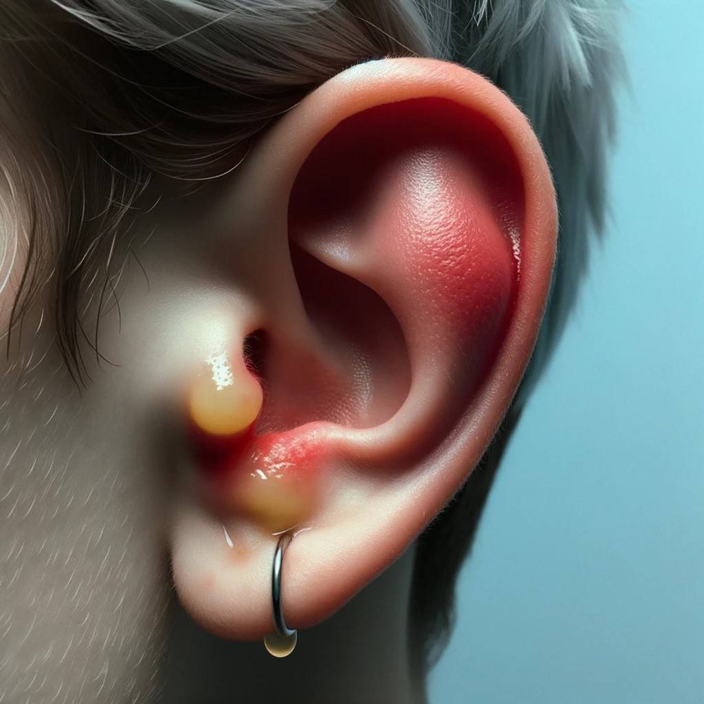 Identifying an Infected Ear Piercing