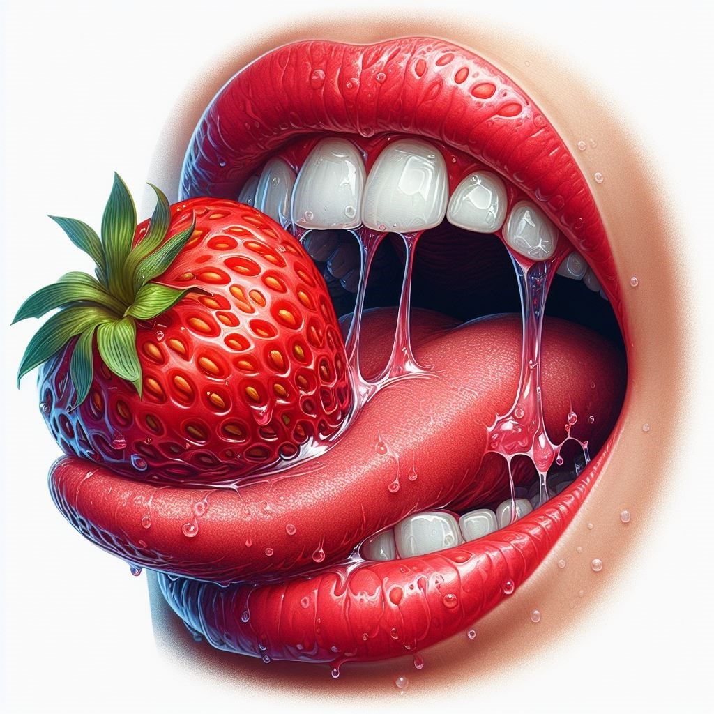 Strawberry tongue treatment