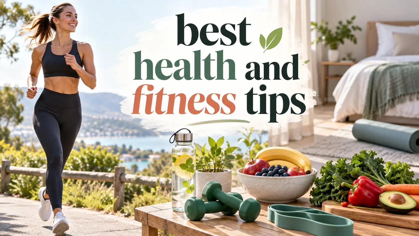Best health and fitness tips with walking strength training healthy food sleep hydration and recovery habits