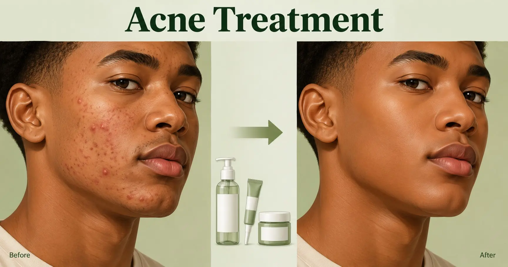 Acne treatment complete guide 2026 showing effective treatments for every acne type from OTC benzoyl peroxide and salicylic acid to prescription retinoids and isotretinoin