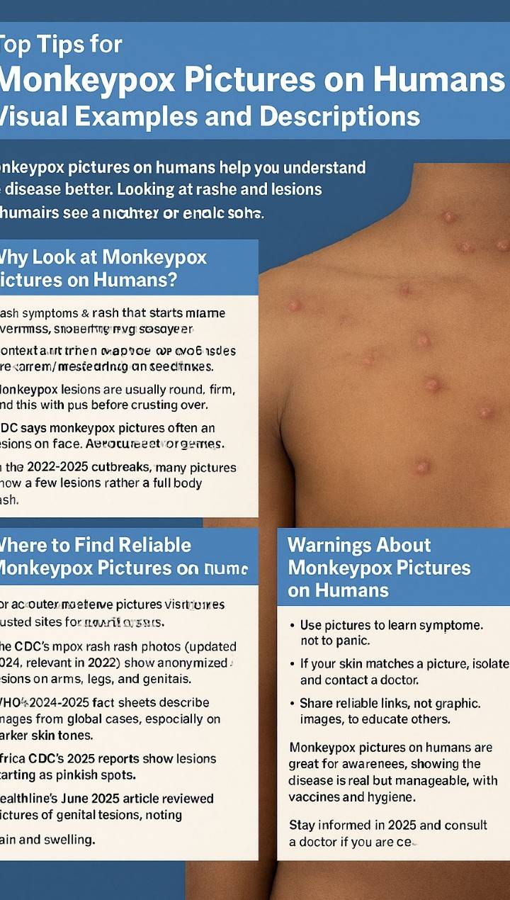 Monkeypox Pictures on Humans