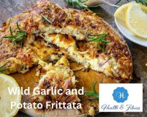 Wild Garlic and Potato Frittata
