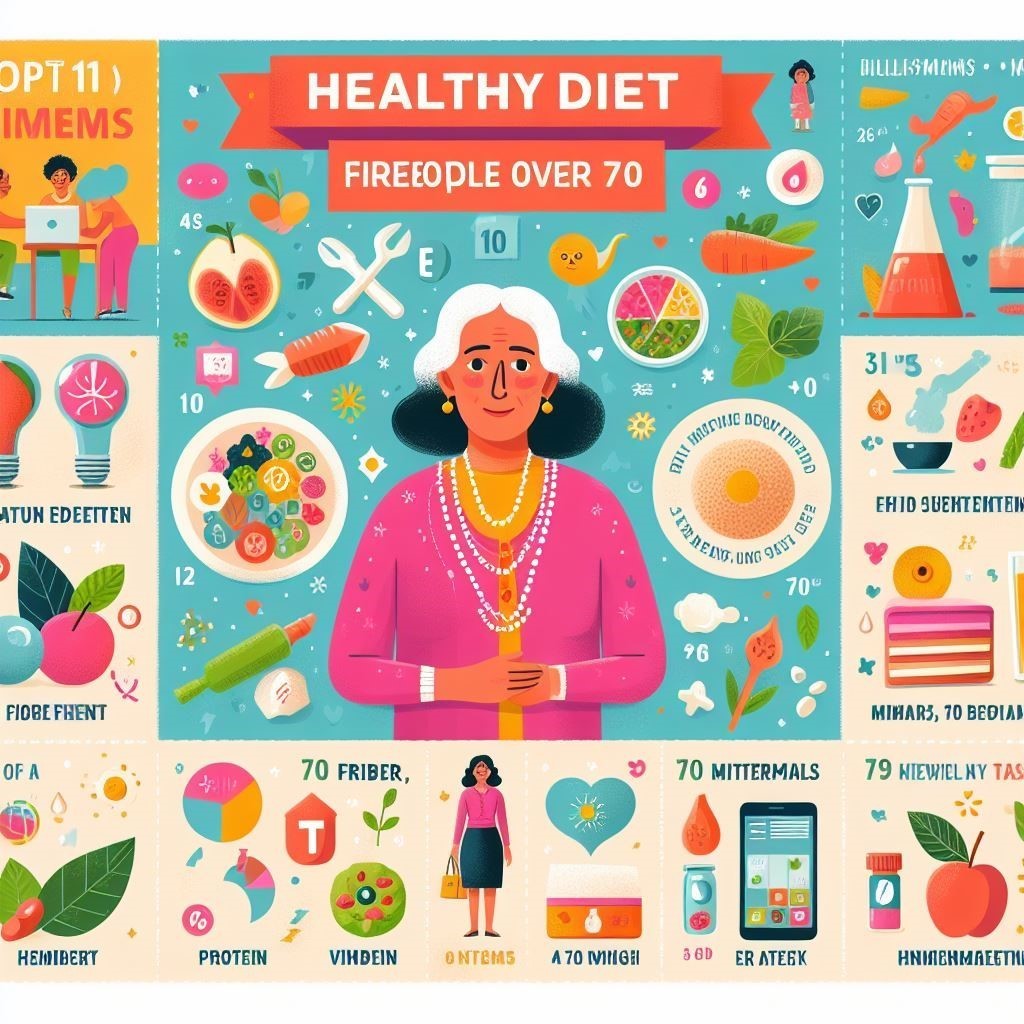 Elements of Healthy Diet for Over 70's