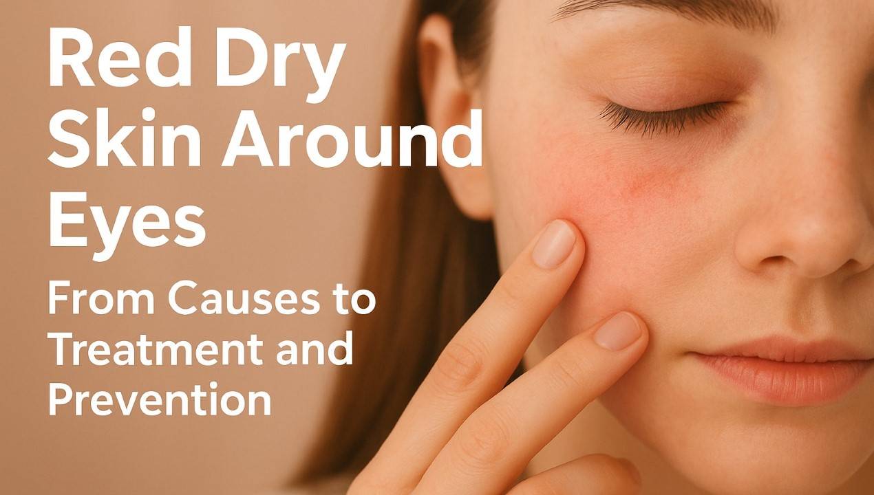 Red Dry Skin Around Eyes