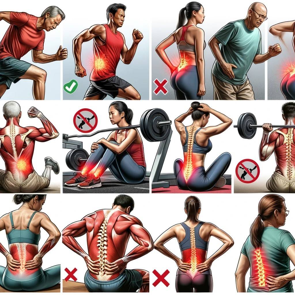 list of Lower Back Pain Exercises to Avoid