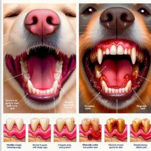 Healthy Dog Gums vs Unhealthy