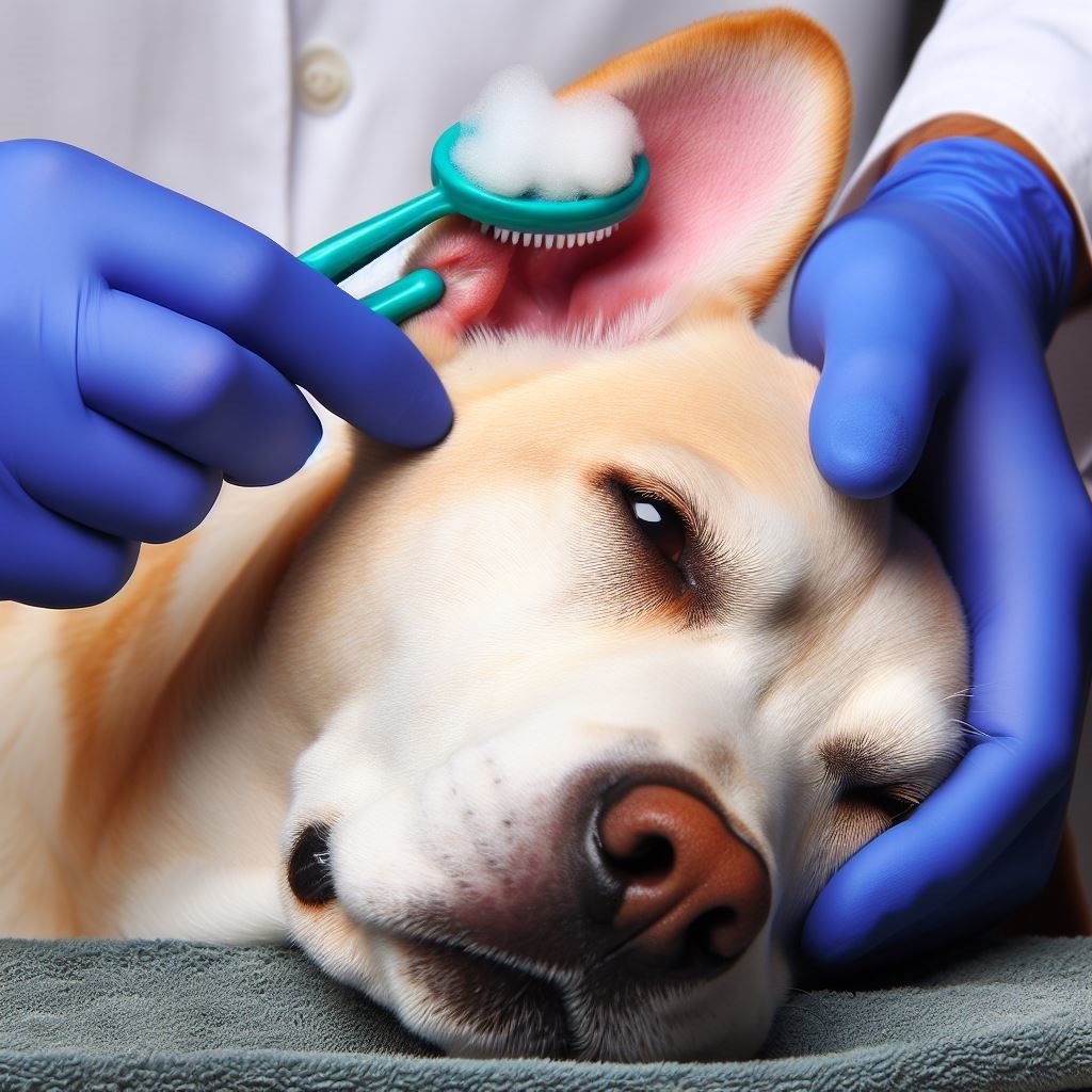 Clean the outer ear of how to clean dogs ears