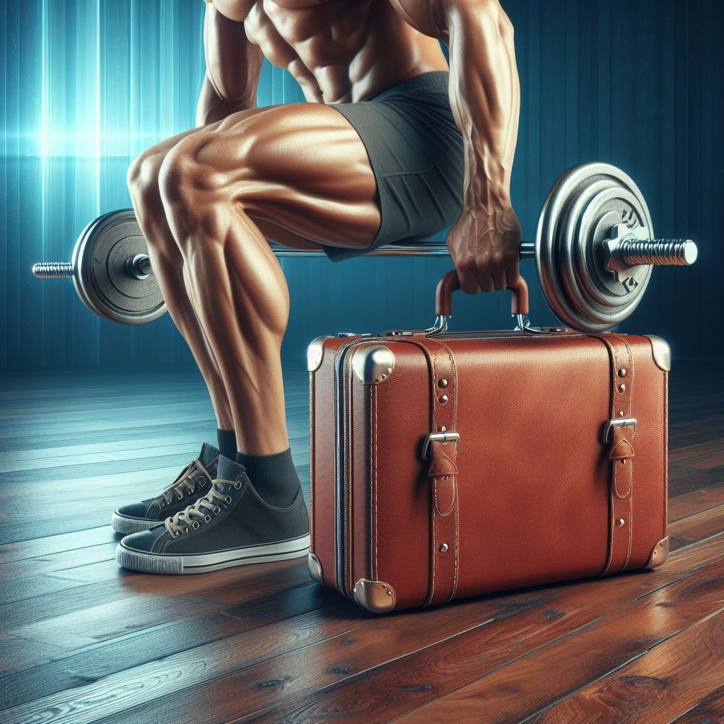 Dumbbell Leg Exercises Suitcase Squat