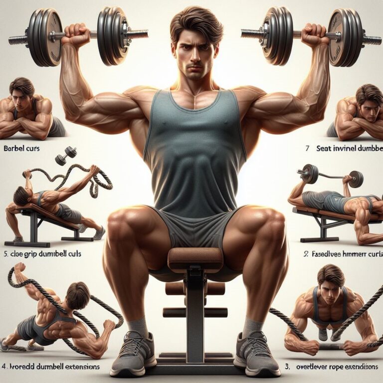 Best 12 Arm Workouts With Weights: Mastering Muscular Arms