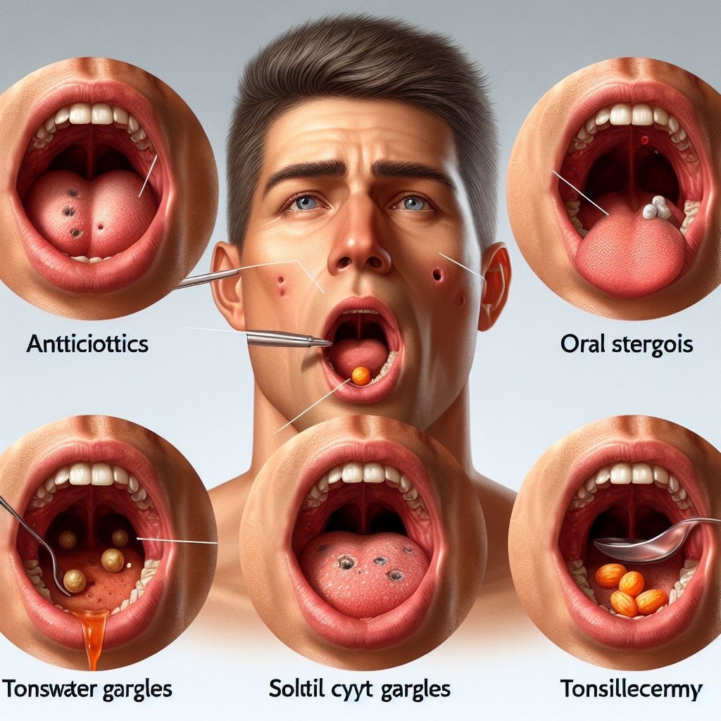 How Are Problematic Holes in Tonsils Treated