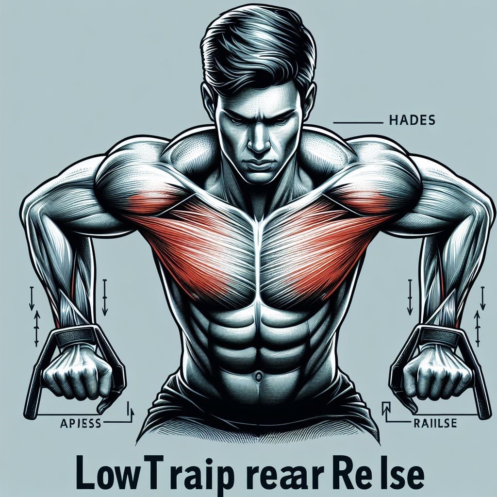 Low Trap Raise Rear Delt Exercises