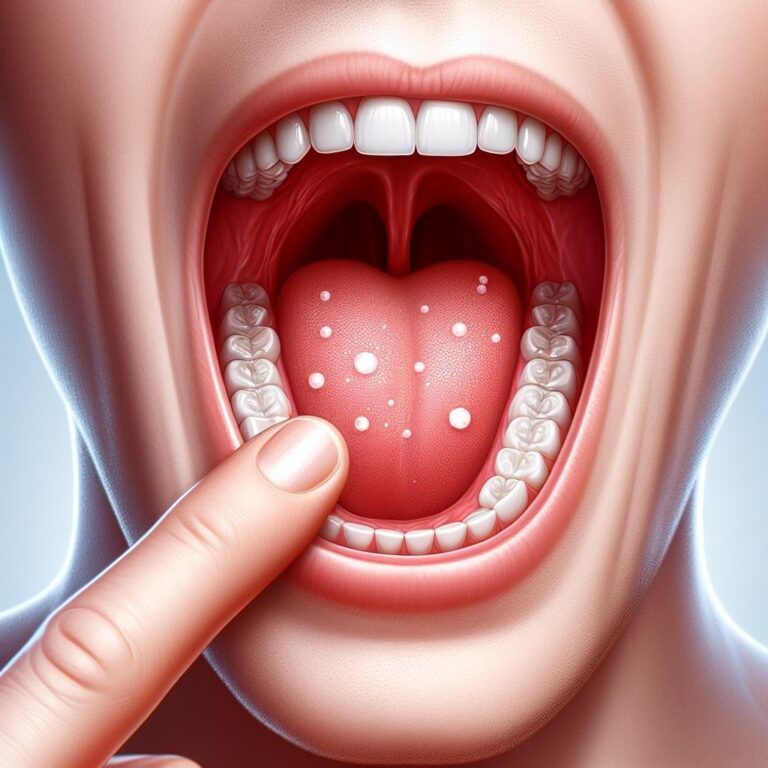 white dot in back of throat no tonsils