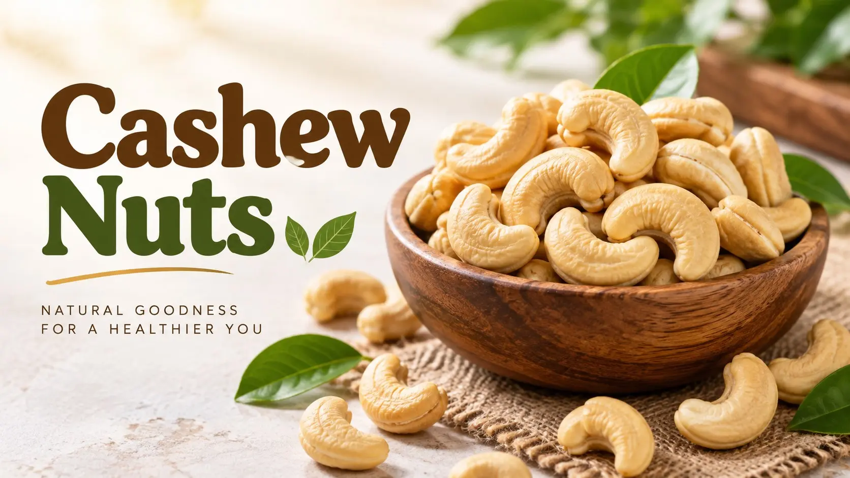 Cashew Nuts with roasted cashews cashew butter and healthy whole foods on a light table
