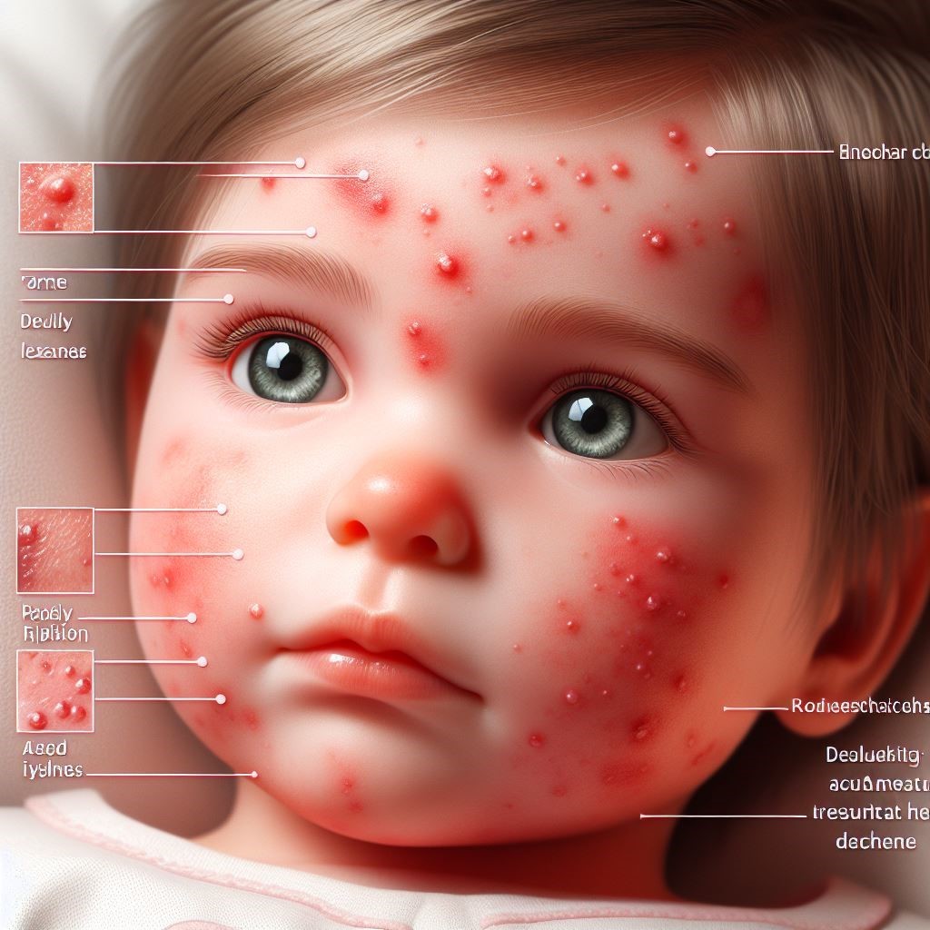 What causes baby acne