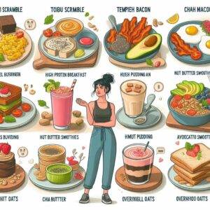 Vegan High Protein Breakfast: 24 Satisfying Recipes Under 300 Calories