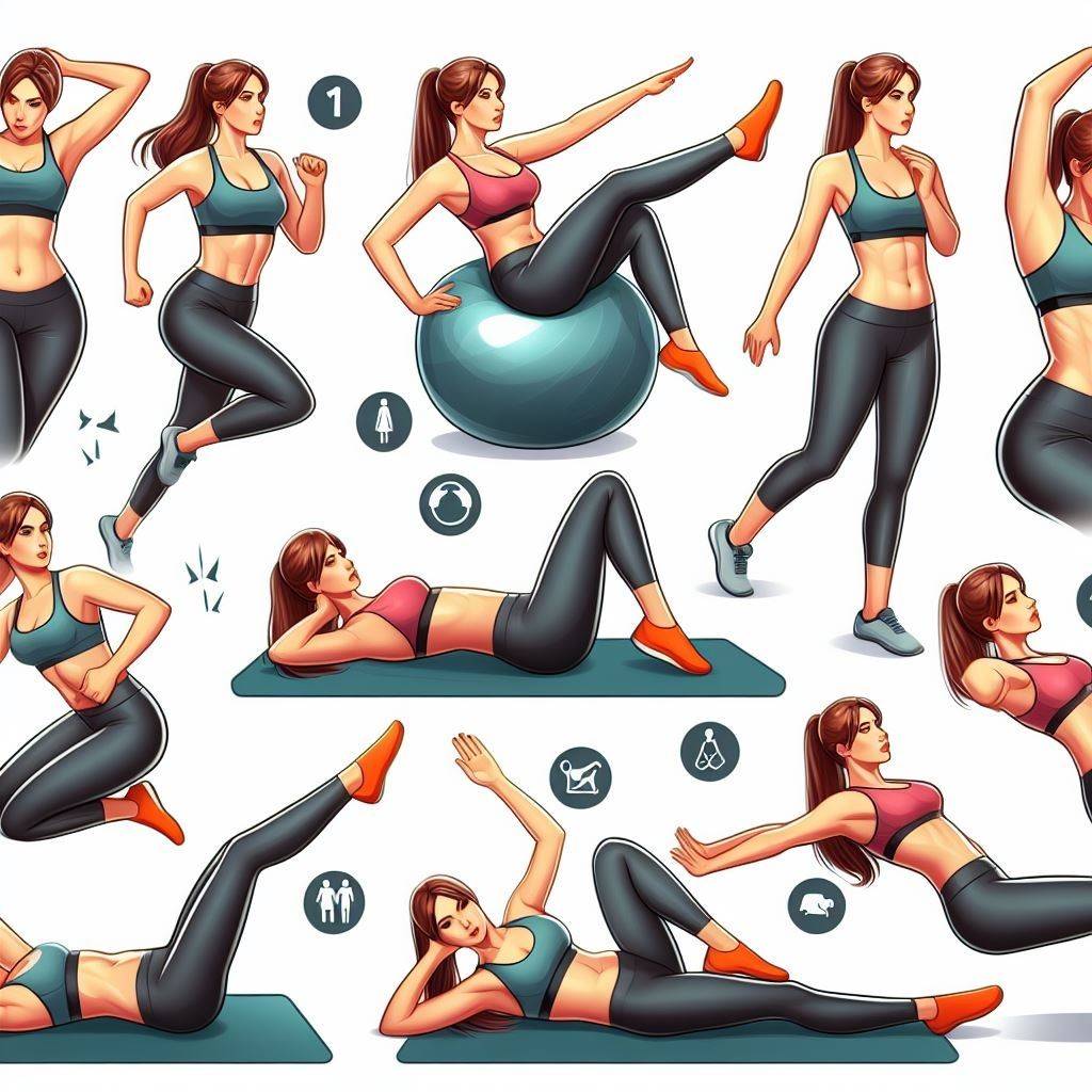 10 Exercises to lose belly fat at home for beginners