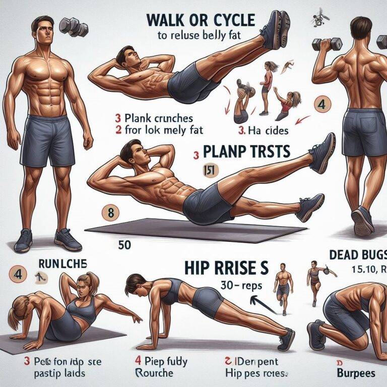 Top 10 Exercises For Belly Fat Over 50: Tone Your Tummy With These Workouts