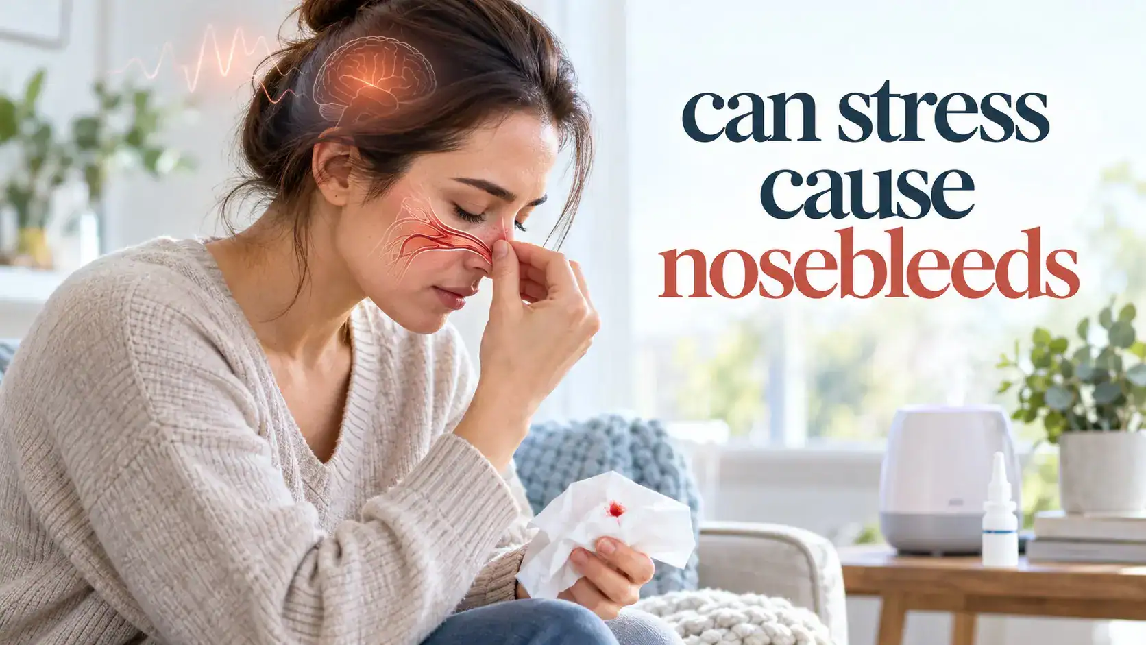 can stress cause nosebleeds showing safe nosebleed first aid, nasal dryness, stress, and delicate blood vessels inside the nose