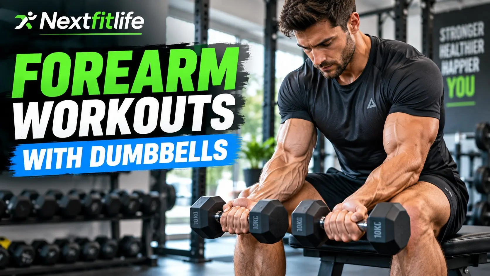 Forearm workouts with dumbbells for stronger grip and forearm strength