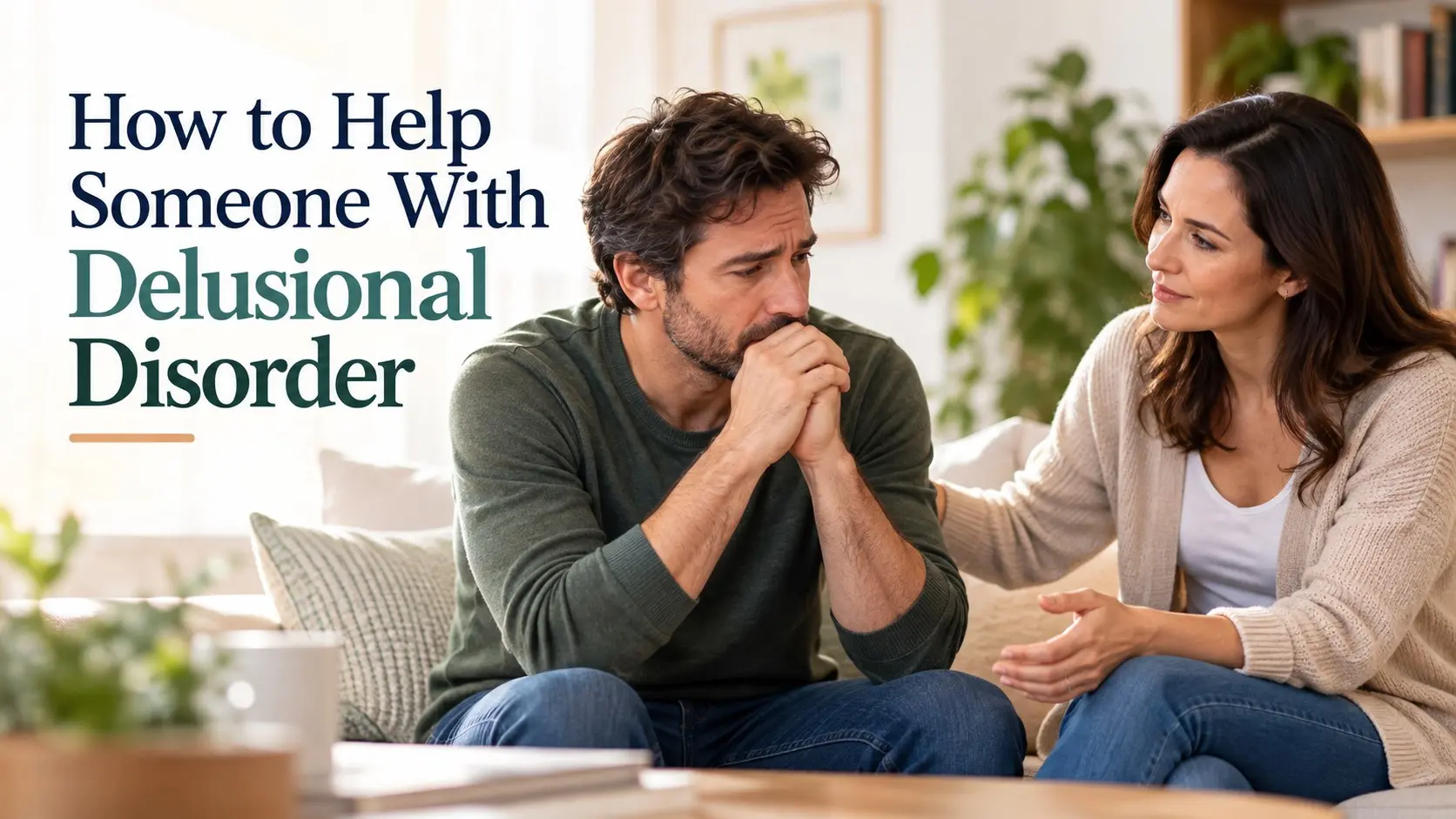 How to Help Someone With Delusional Disorder through calm listening, safe boundaries, family support, and professional mental health care
