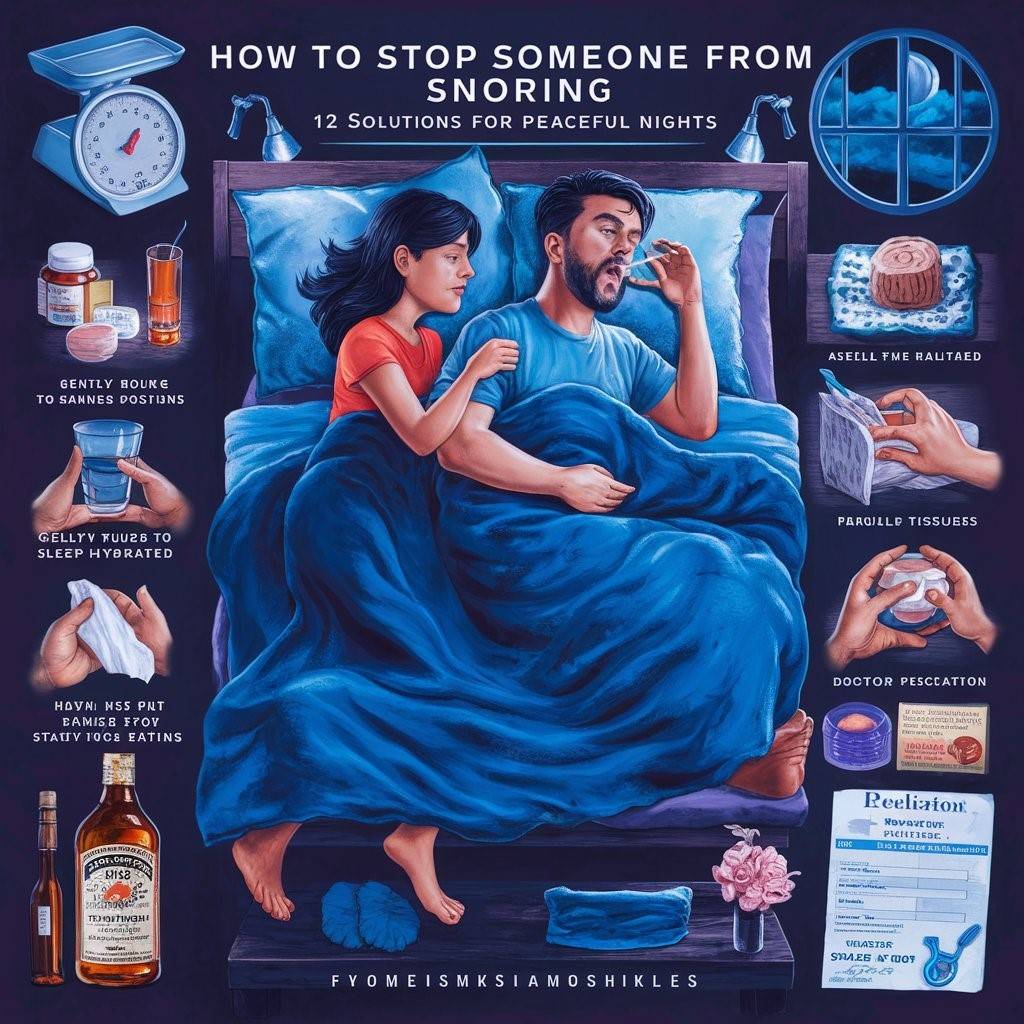 Best 12 Solutions for How to Stop Someone from Snoring