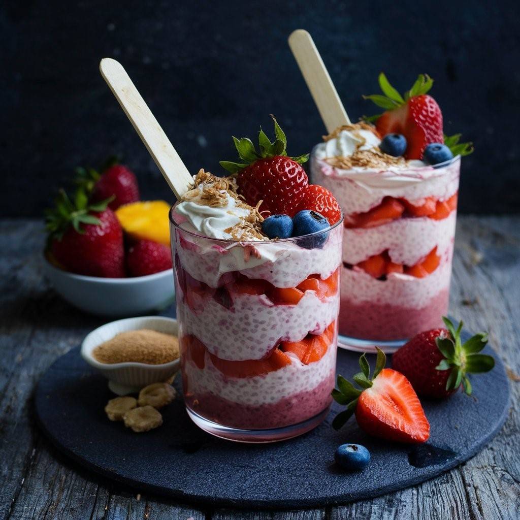Fruity & Refreshing 11. Yogurt Bark with Fresh Berries