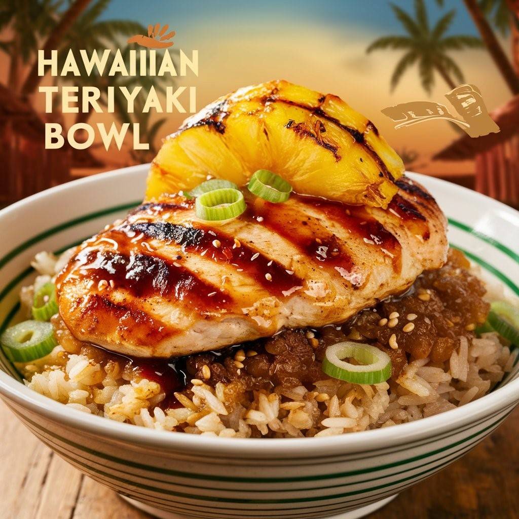 Grilled Hawaiin Chicken Teriyaki Bowls