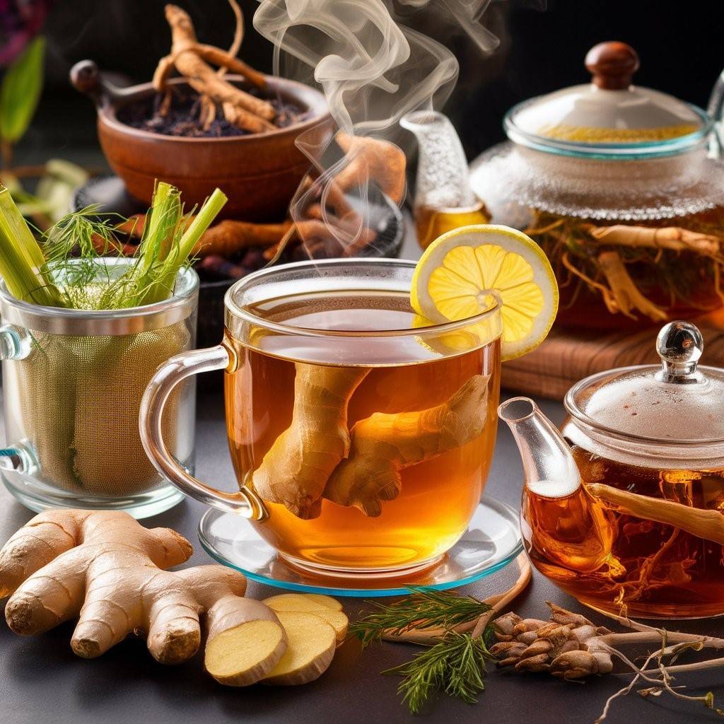 Herbal Teas for High Stomach Acidity Treatment