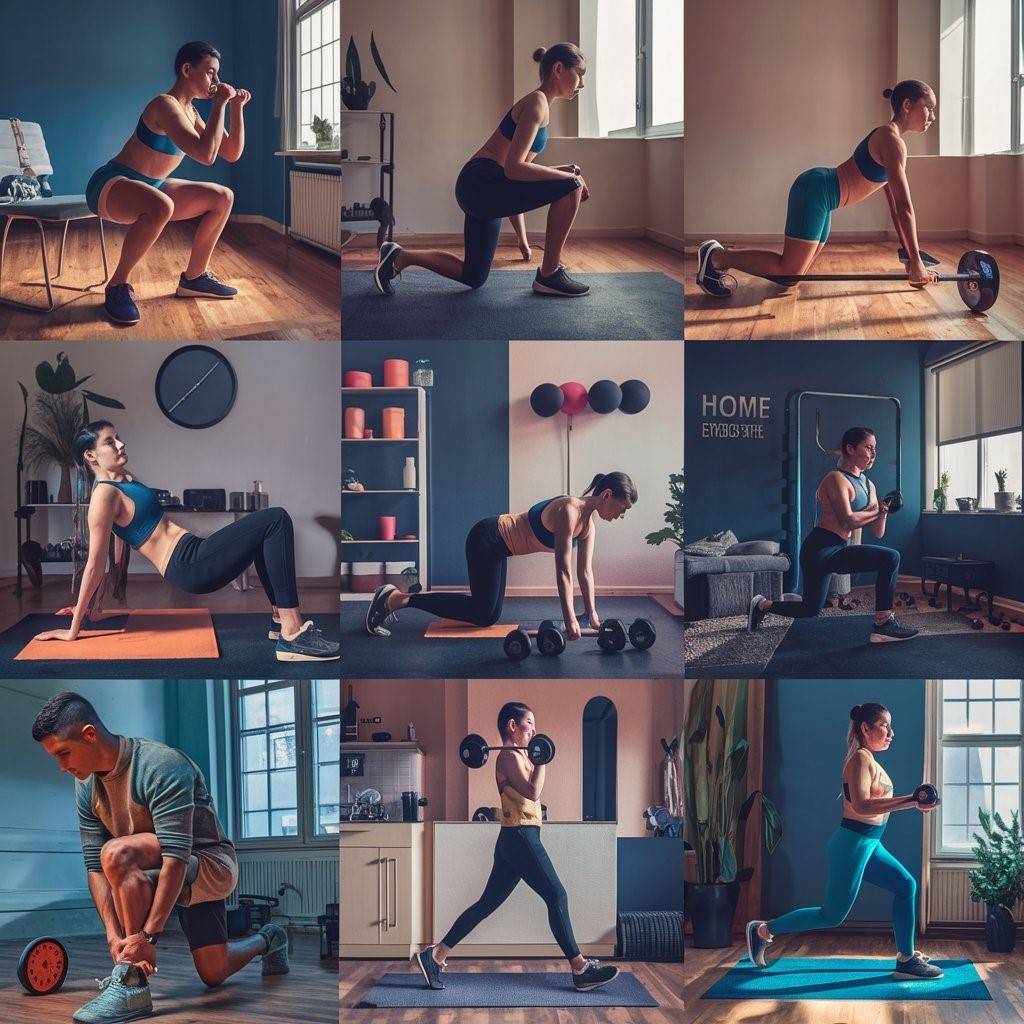 Sample Simple Strength Training Exercises at Home Routine