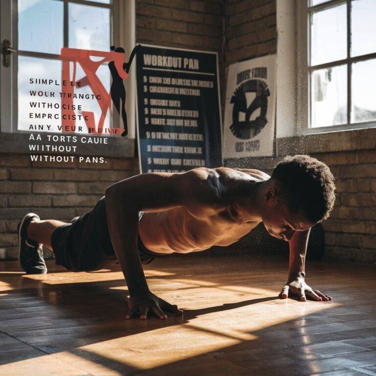 Simple Strength Training Exercises At Home: Get Fit Fast