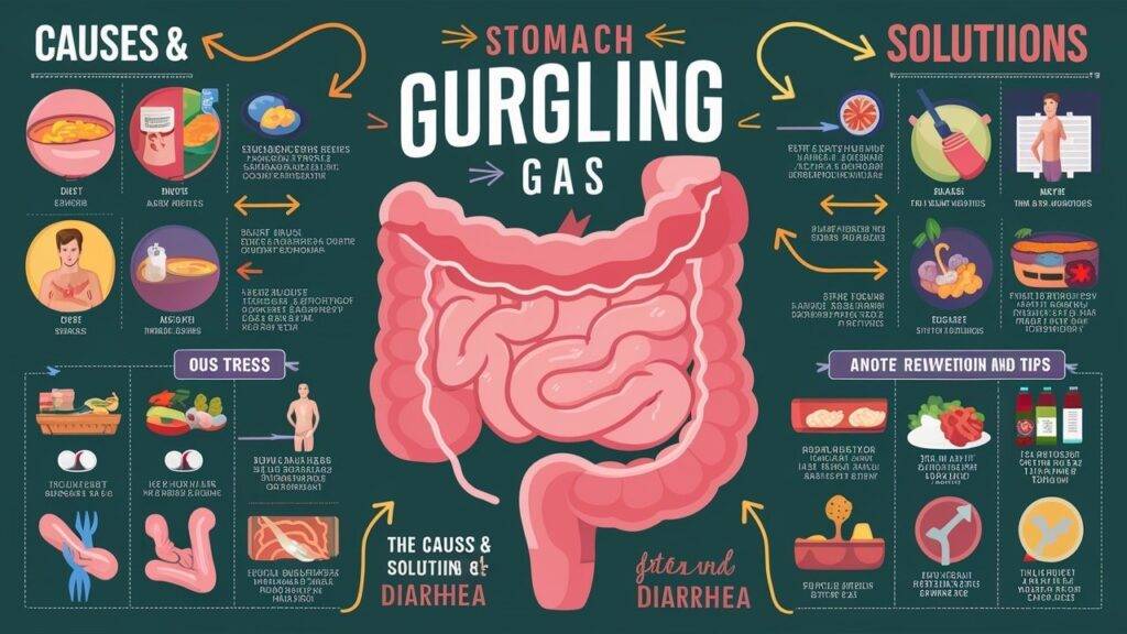 Stomach Gurgling Gas and Diarrhea Causes and Solutions Revealed