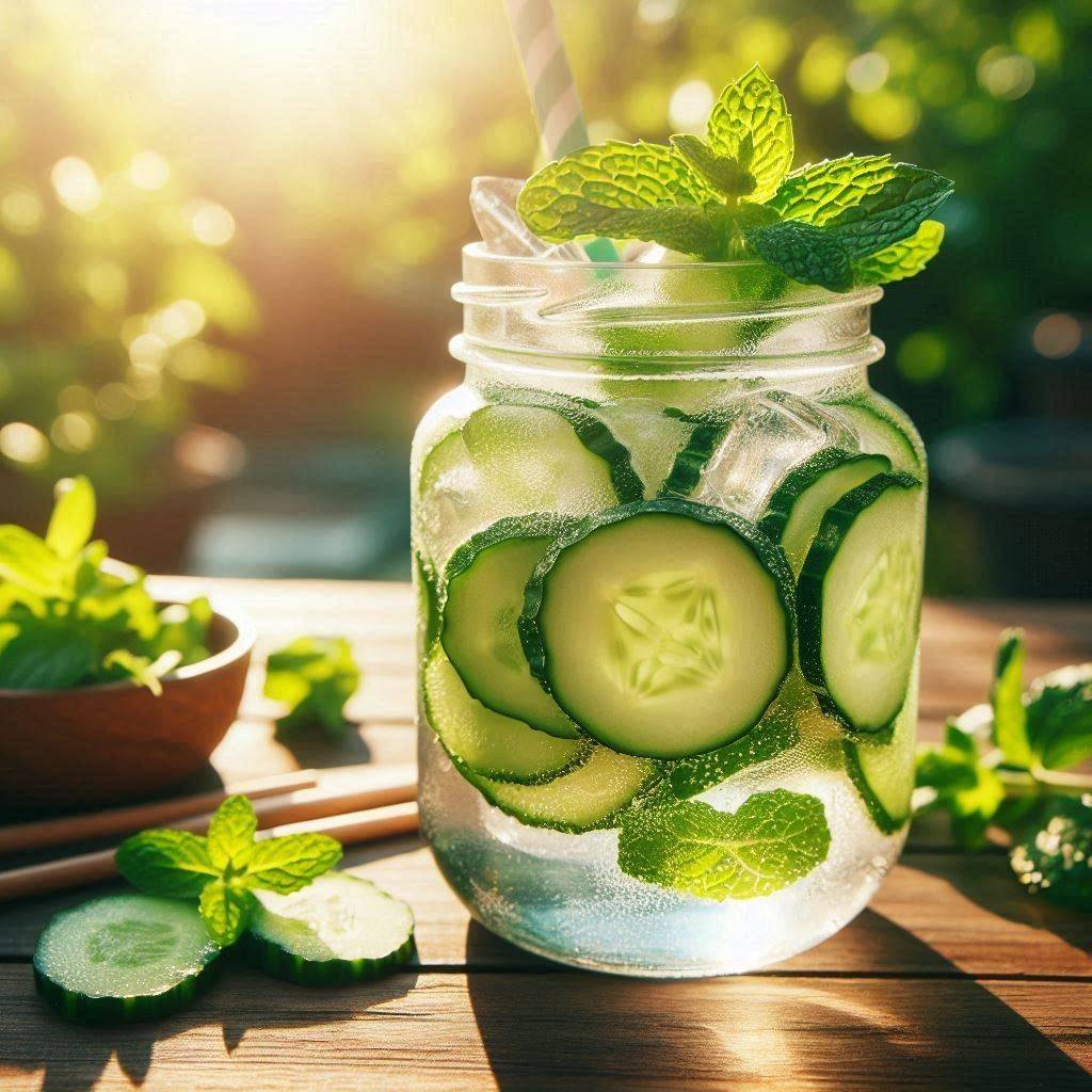 Cucumber Mint Detox Water