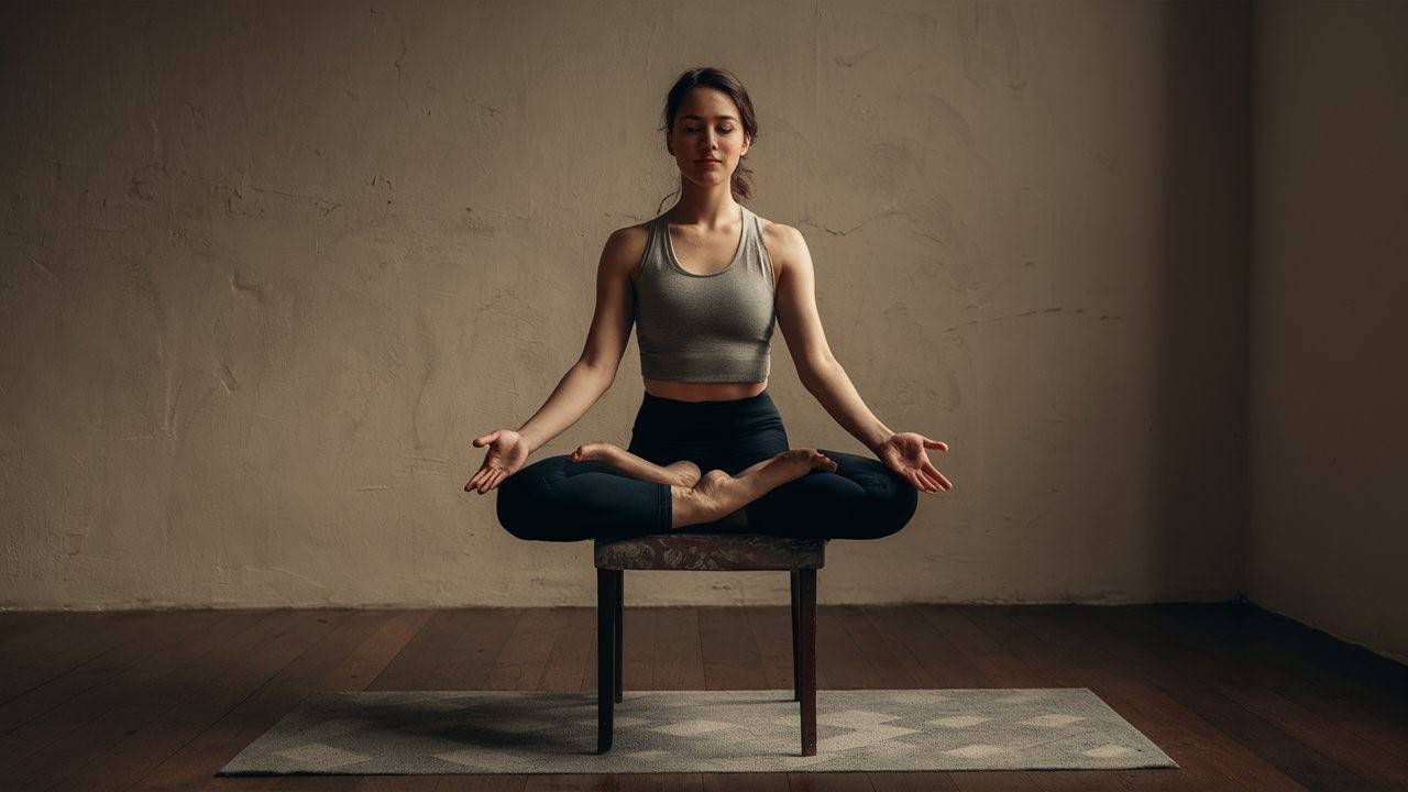 Seated Mountain Pose with Breath Awareness